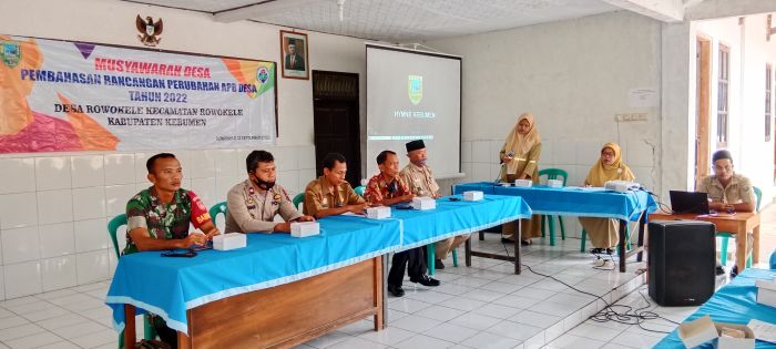 MUSDES RANCANGAN PERUBAHAN APB DESA TAHUN 2022DESA ROWOKELE 02