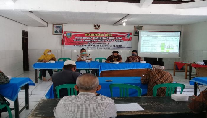 MUSAWARAH DESA PEMBAHASAN RANCANGAN RKP DESA ROWOKELE