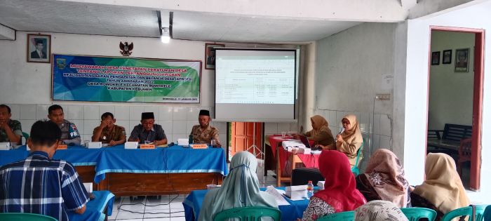 MUSYAWARAH DESA PENETAPAN PERDES TENTANG LPJ REALISASI BELANJA TAHUN 2022 01