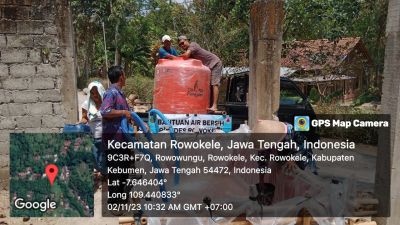 BANTUAN AIR BERSIH PEMDES ROWOKELE MINGGU KE 3