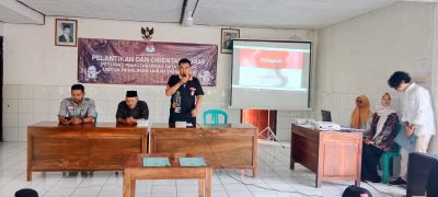 PELANTIKAN DAN ORIENTASI TUGAS PANTARLIH PEMILU TAHUN 2024