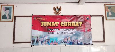 JUMAT CURHAT POLSEK ROWOKELE