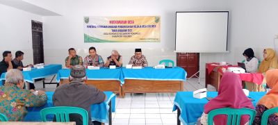 MUSDES PENETAPAN PERUBAHAN APBDESA TAHUN 2023